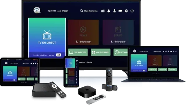 Atlas Pro ONTV sur plusieurs appareils – TV, tablette, smartphone, box Android