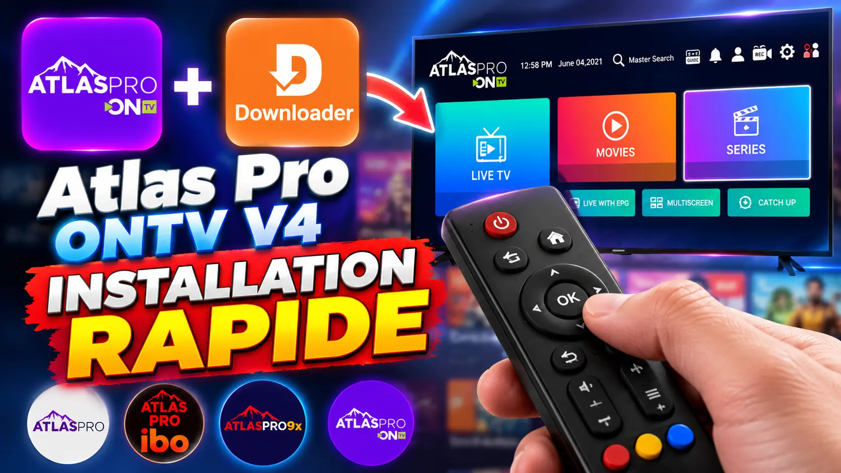 Comment Installer le Code sur Atlas Pro ONTV