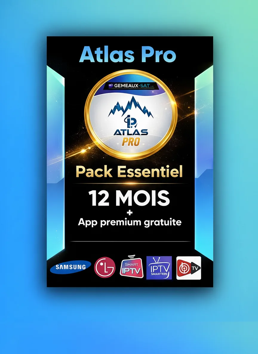 Abonnement Atlas Pro ONTV 12 Mois – Pack Essentiel 1 Écran